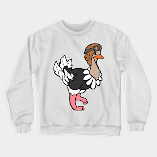 Racing ostrich Crewneck Sweatshirt